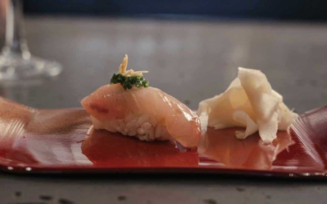 October 2023 omakase sushi menu