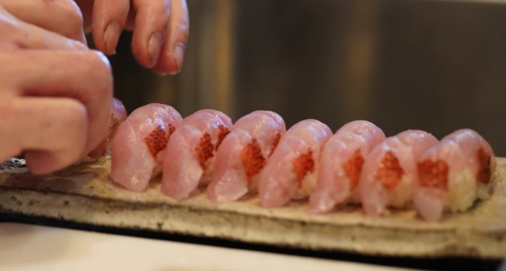 January 2024 omakase sushi menu